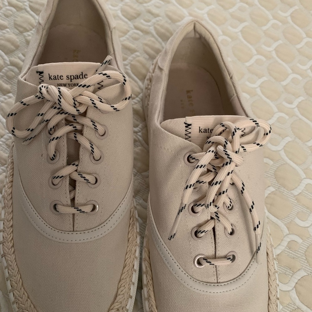 Kate Spade Boat Party canvas sneakers 8.5
